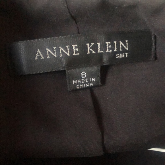 ❤️Anne Klein Grey Wool Blend Suit Jacket Blazer Size 8 - Picture 7 of 7